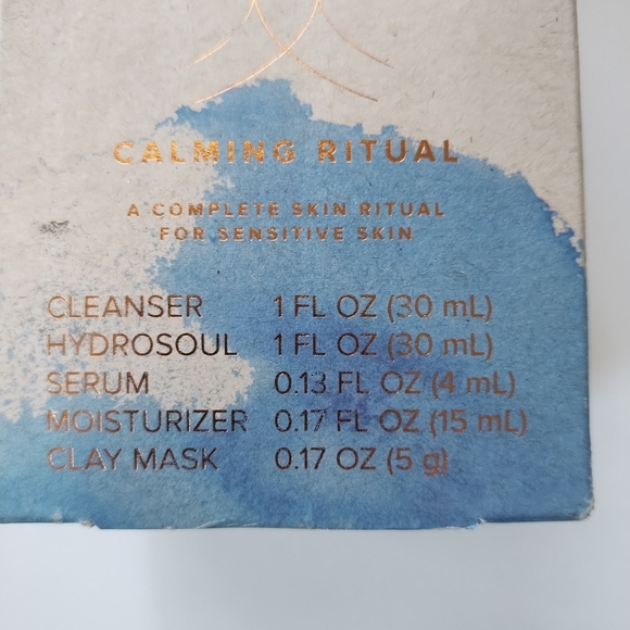 Evanhealy Calming Ritual Cleanser Toner Serum Moisturizer Mask Set - Picture 4 of 6